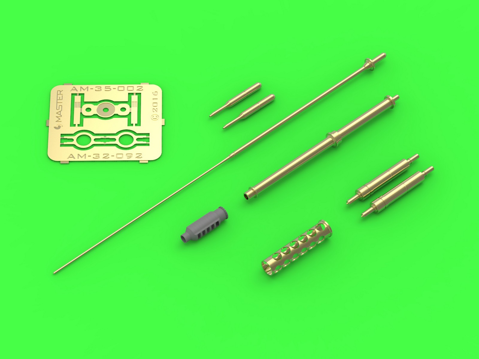 Aircraft detailing sets (brass) 1/35 Boeing/Hughes AH-64A Apache - M230 Chain Gun barrel (30mm)