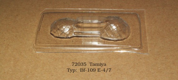 Vacu Canopy 1/72 Bf-109 E-4/7 (TAM) (Rob Taurus)