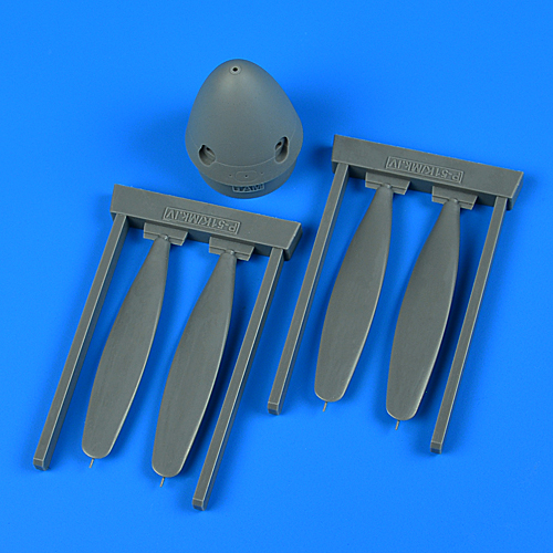 Additions (3D resin printing) 1/32 North-American P-51K/Mk.IV Mustang propeller (designed to be used with Tamiya kits)
