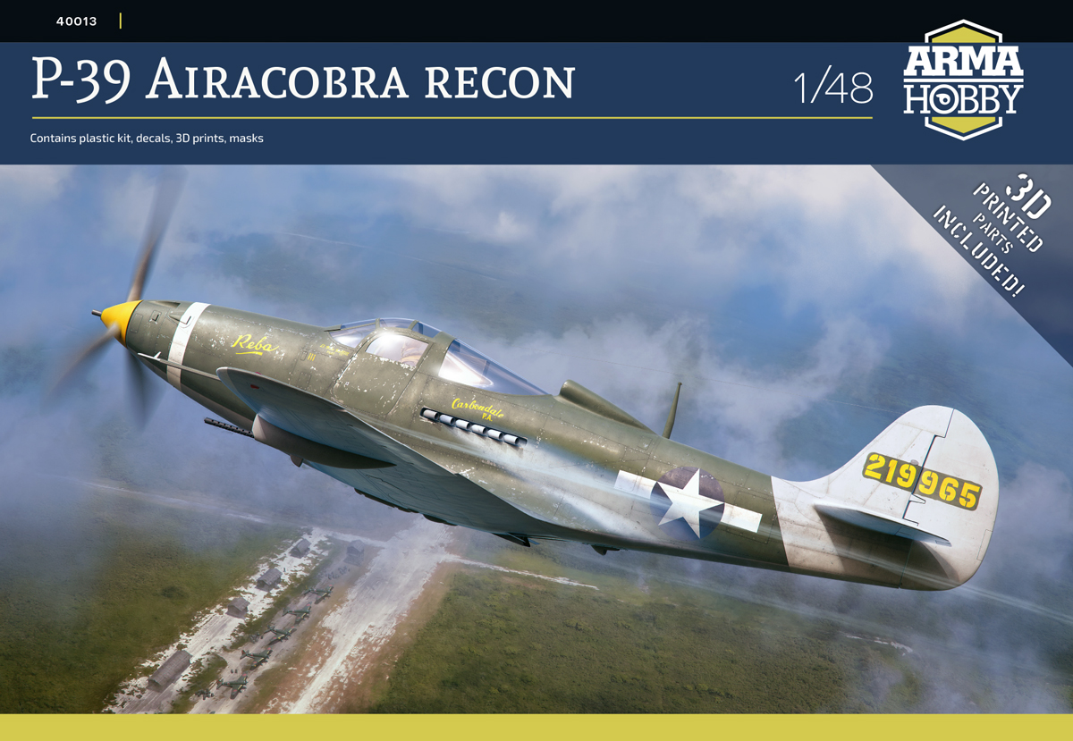 Model kit 1/48 P-39 Airacobra RECON (3x camo) (Arma Hobby)