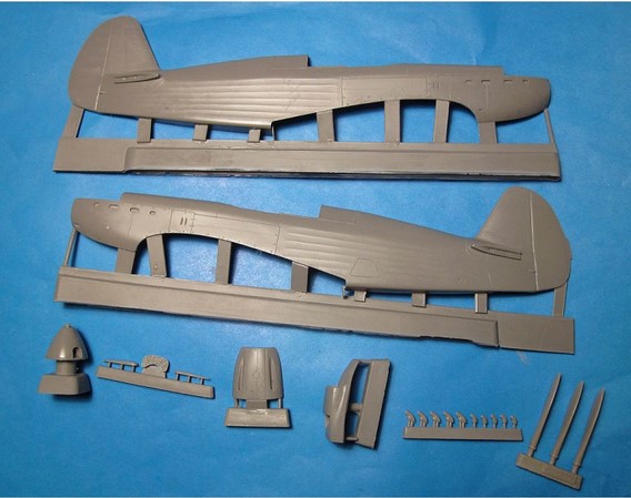 Additions (resin parts) 1/48 Yak-7 fuselage (for Modelsvit kit) (Vector)