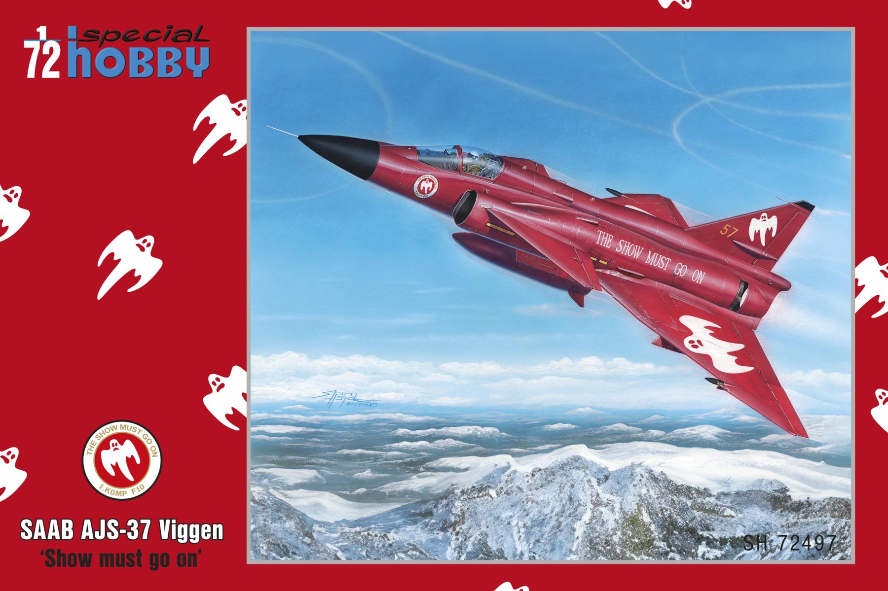 Model kit 1/72 SAAB AJS-37 Viggen 'Show mus go on' (Special Hobby)