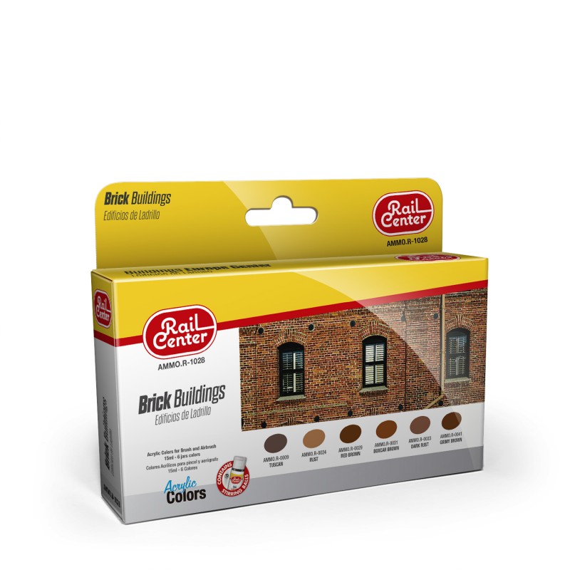 Rail Center - Rail Center - Brick Buildings (Ammo Mig)