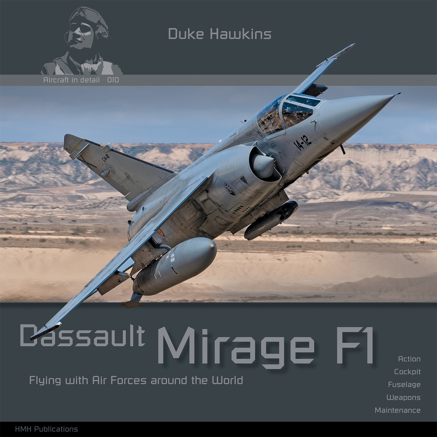 Aircraft books Duke Hawkins: Dassault_Mirage F.1 (HMH-Publications)