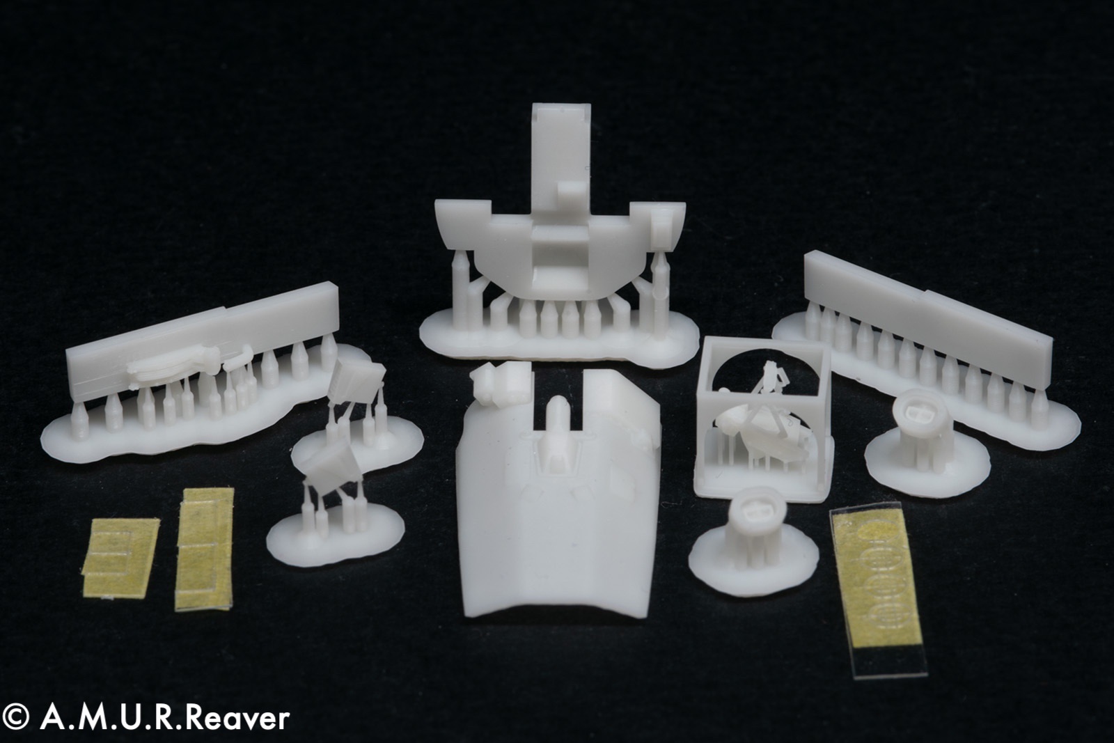 Additions (3D resin printing) 1/48 SEPECAT Jaguar Gr.1A Cab Upgrade Kit (A.M.U.R.Reaver) 