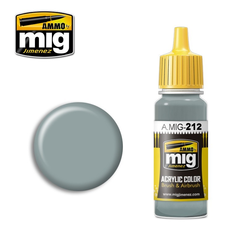 Acrylic paint FS 26373 SILVER GREY (Ammo Mig) (17ml) 