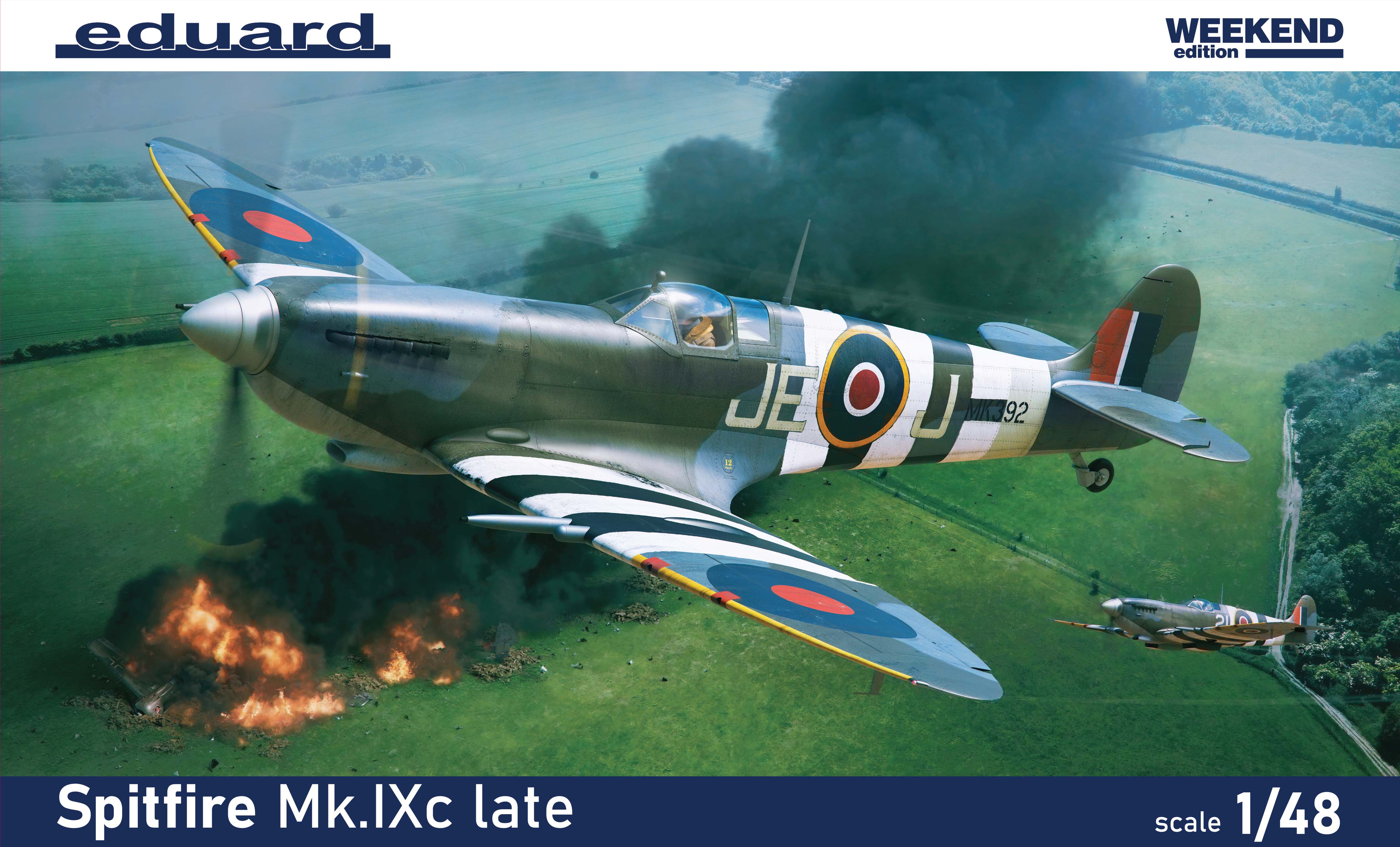 Model kit 1/48 Spitfire Mk.IXc late (Weekend Edition) (Eduard kits)