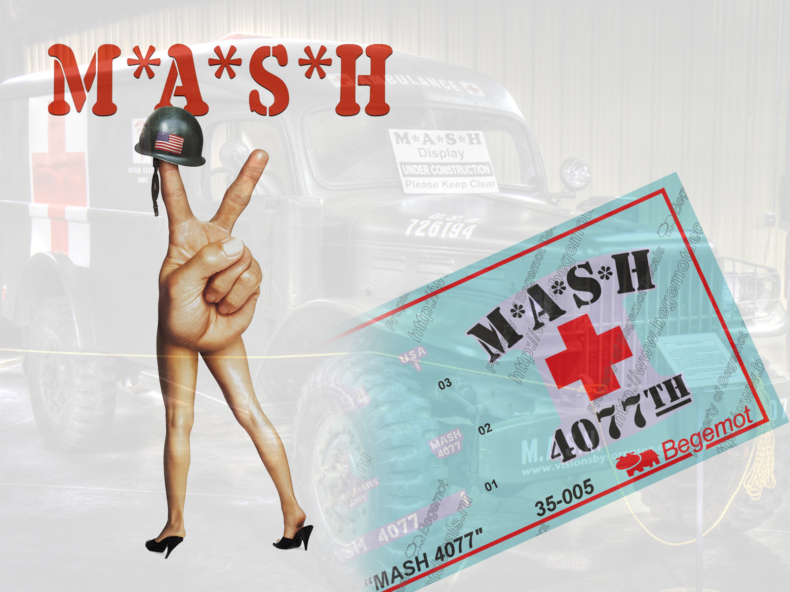 Decal Dodge WC-54 at M*A*S*H Service (Begemot) (for pre-order only)