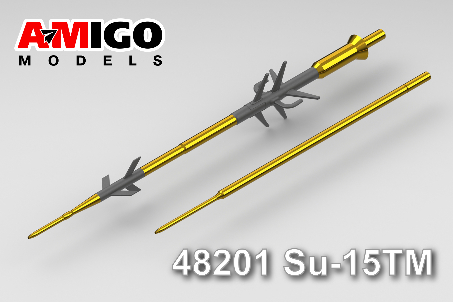 Aircraft detailing sets (brass) 1/48 Pitot tube of Su-15TM family aircraft (Amigo Models)