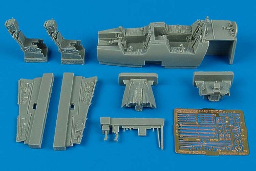 Additions (3D resin printing) 1/72 Grumman F-14D Tomcat cockpit set (designed to be used with Hasegawa kits) 