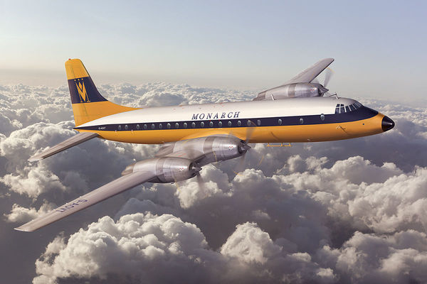 Model kit 1/144 Bristol 175 Britannia Monarch Airlines (Roden)