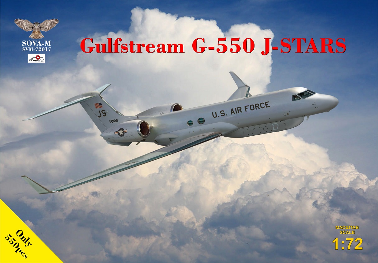 Model kit 1/72 Gulfstream G-550 J-STARS (USAF) (Sova-M)