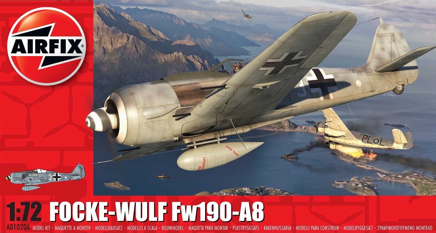 Model kit Focke-Wulf Fw-190A-8  (Airfix)