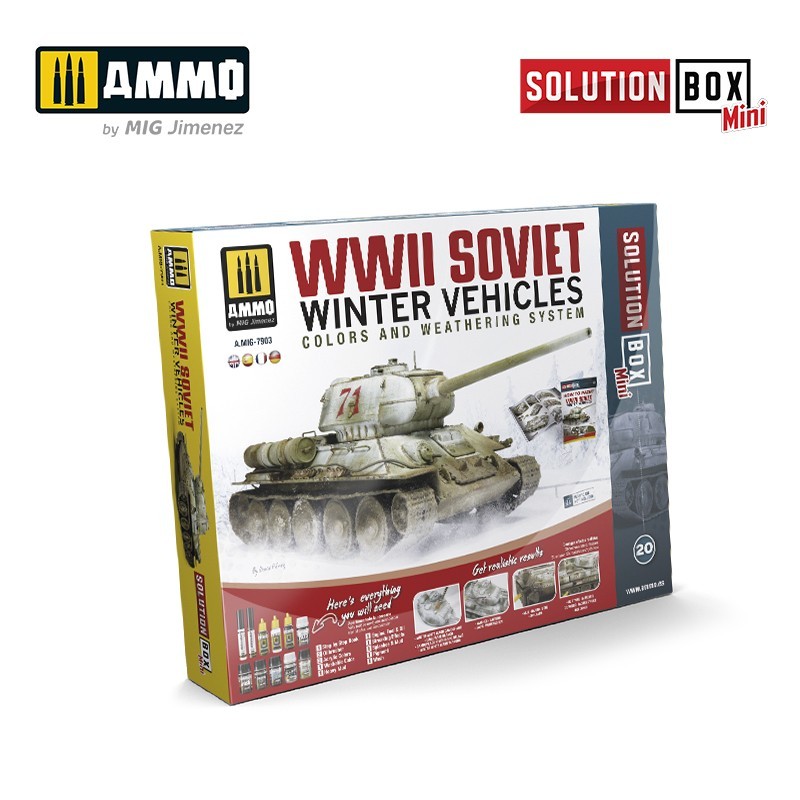 SOLUTION BOX MINI 20 - WWII Soviet Winter Vehicles (Ammo Mig)