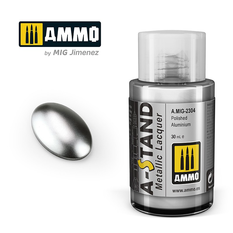 A-STAND Polished Aluminiuml (Ammo Mig) (30ml) 