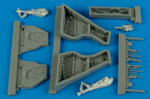 Additions (3D resin printing) 1/48 de Havilland Sea Vixen FAW. 2 wheel bay (designed to be used with Airfix kits)