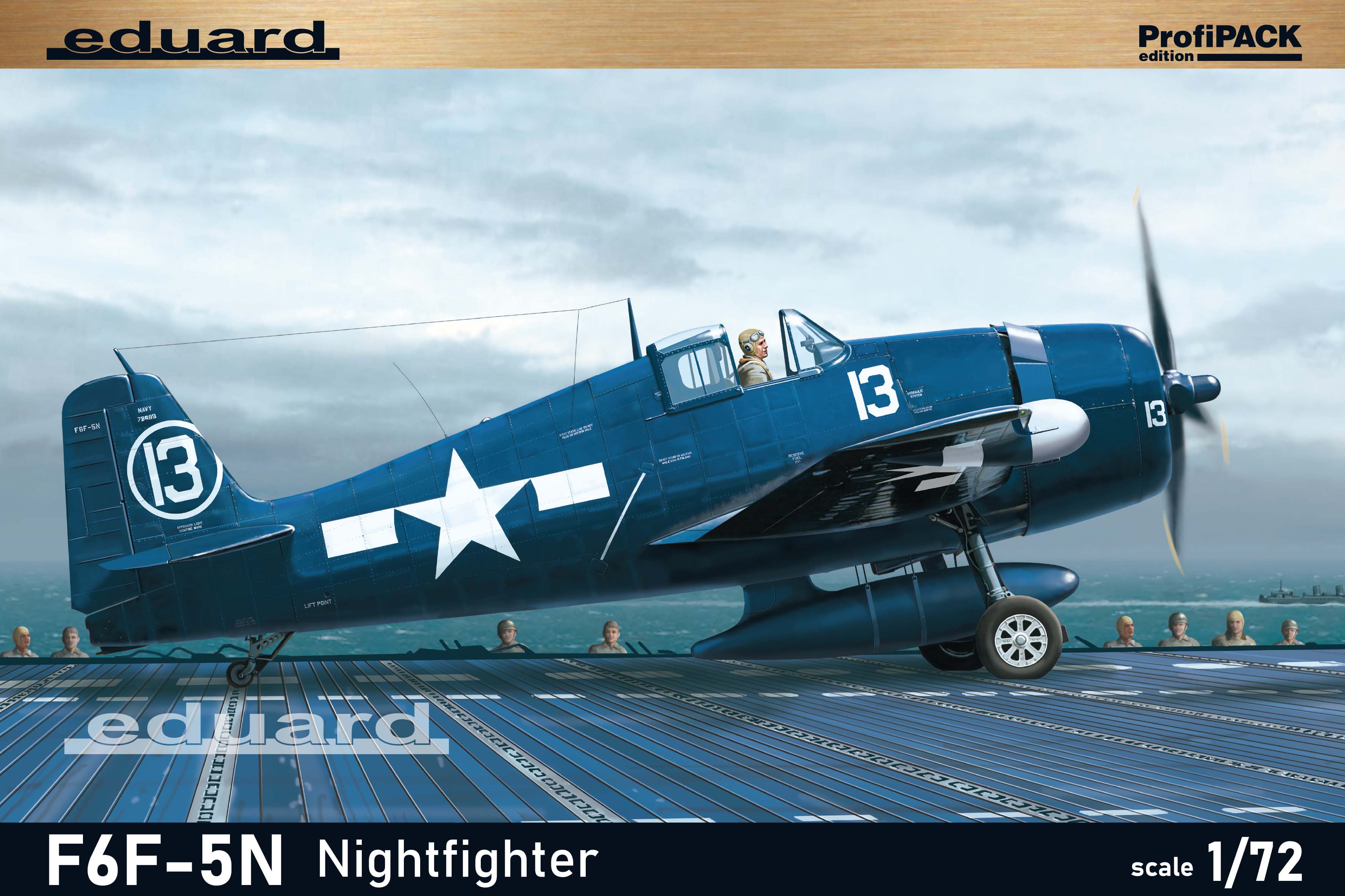 Model kit 1/72 Grumman F6F-5N Hellcat Nightfighter ProfiPACK (Eduard kits)