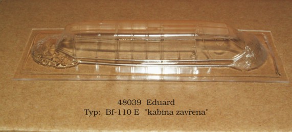 Vacu Canopy 1/48 Bf-110 E Close (EDU) (Rob Taurus)