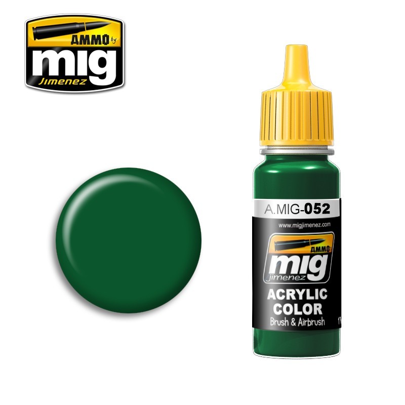 Acrylic paint DEEP GREEN (Ammo Mig) (17ml) 