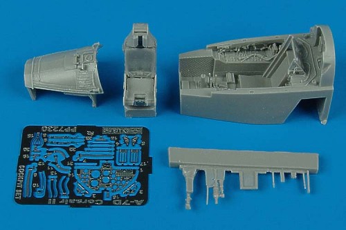 Additions (3D resin printing) 1/72 LTV A-7D Corsair II cockpit set (designed to be used with Hobby Boss kits) 