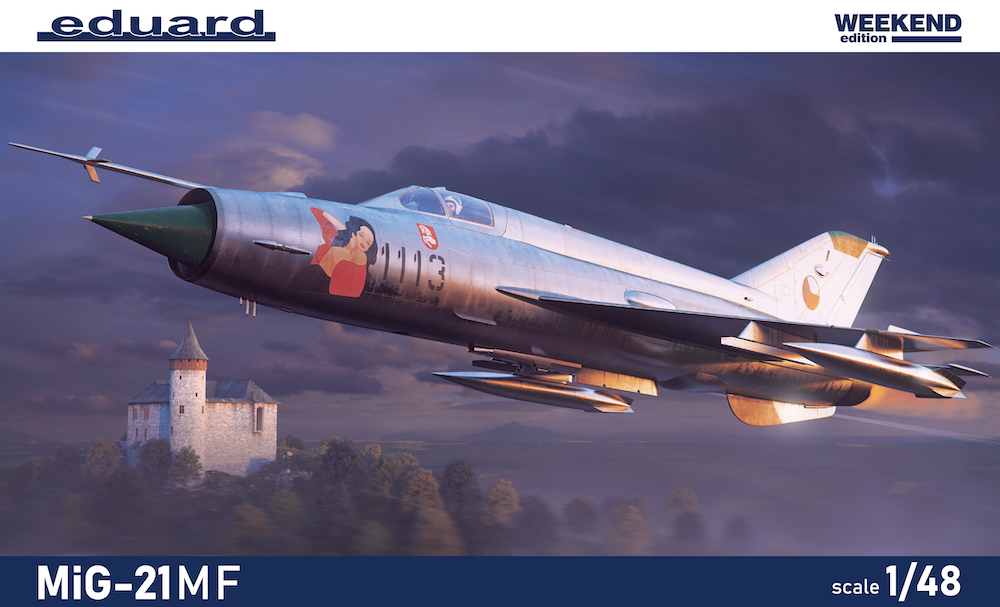 Model kit 1/48 Mikoyan MiG-21MF Weekend edition ki (Eduard kits)