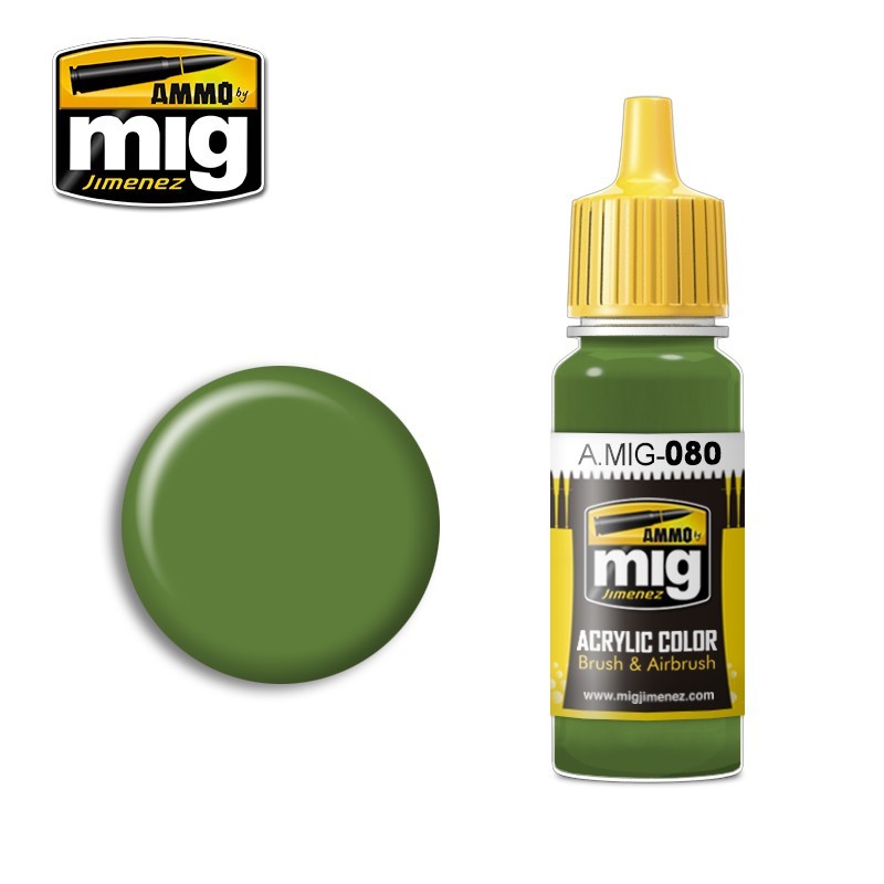 Acrylic paint BRIGHT GREEN (Ammo Mig) (17ml) 