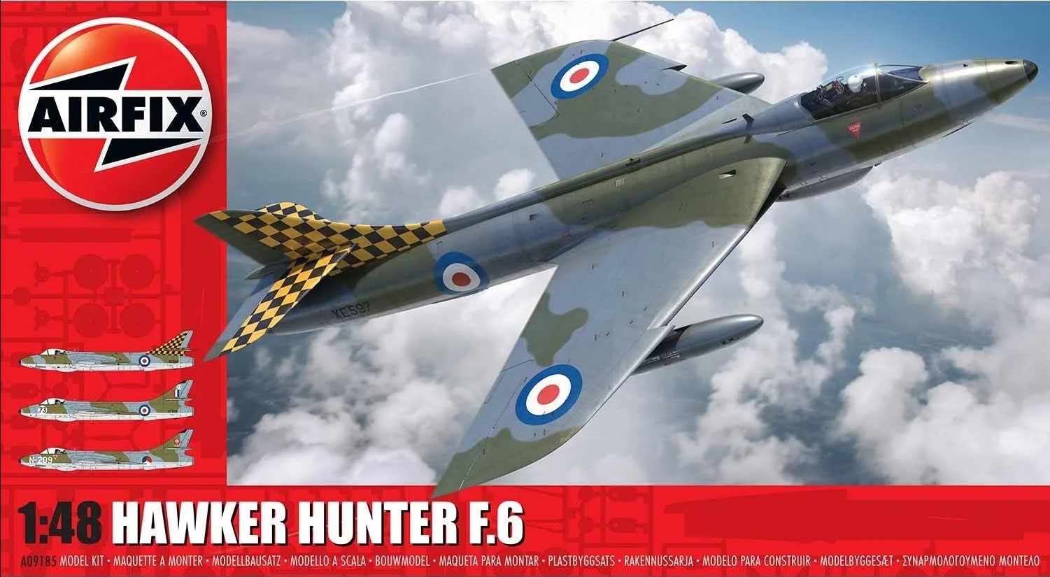 Model kit 1/48 Hawker Hunter F.6 New Tool (Airfix)