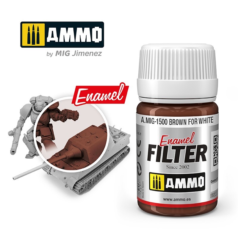 FILTER Brown for White (35mL) (Ammo Mig)