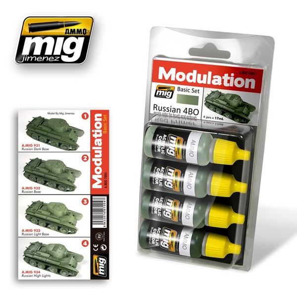 Russian 4BO Modulation Set (Ammo Mig) (4x17ml) 