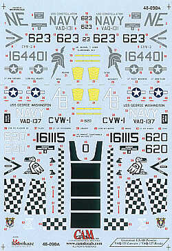 Decal 1/48 Grumman EA-6B Prowler (1) VAQ-137 (CAM)