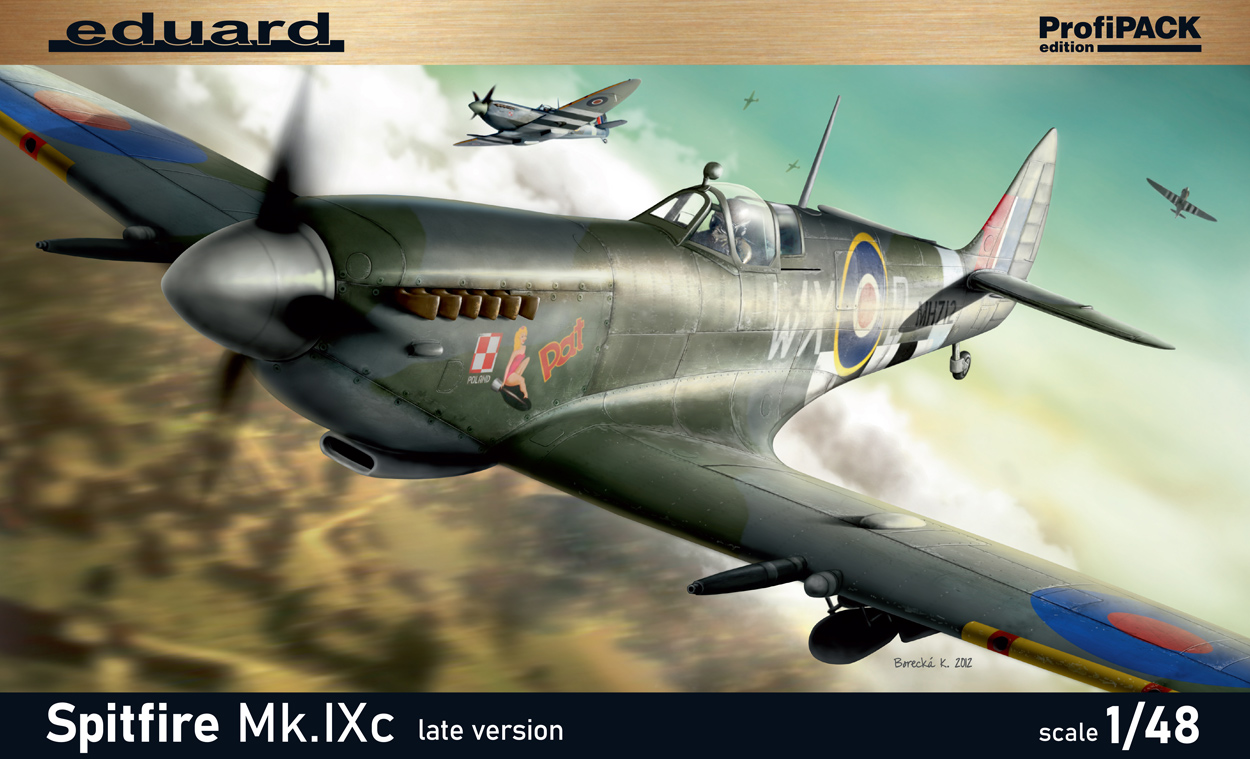 Model kit 1/48 Supermarine Spitfire Mk.IXc late version The ProfiPACK edition (Eduard kits)