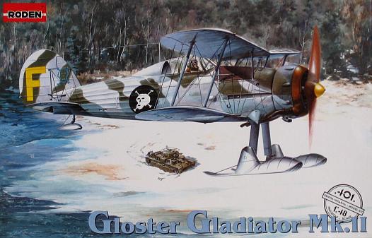 Model kit 1/48 Gloster Gladiator Mk.II (Roden)