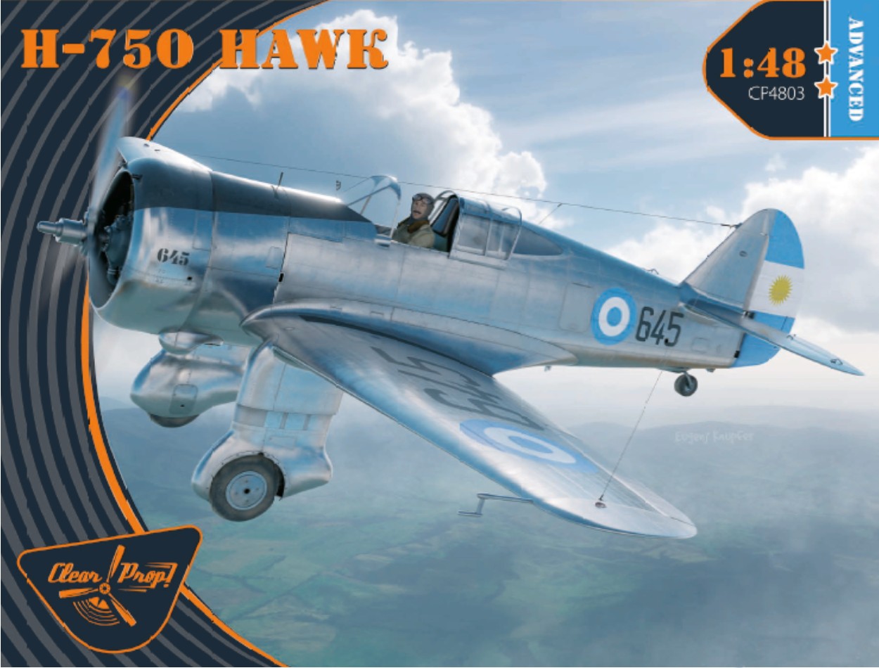 Model kit 1/48 Curtiss H-75O Hawk (Clear Prop)