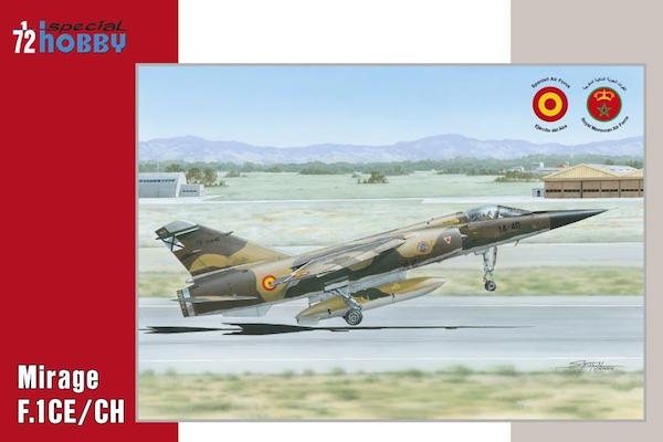 Model kit 1/72 Mirage F.1CE/CH (5x camo) (Special Hobby)