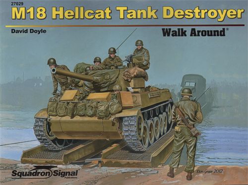 Aircraft books M18 HELLCAT TANK DESTROYER (Soft cover) (Squadron Signal)