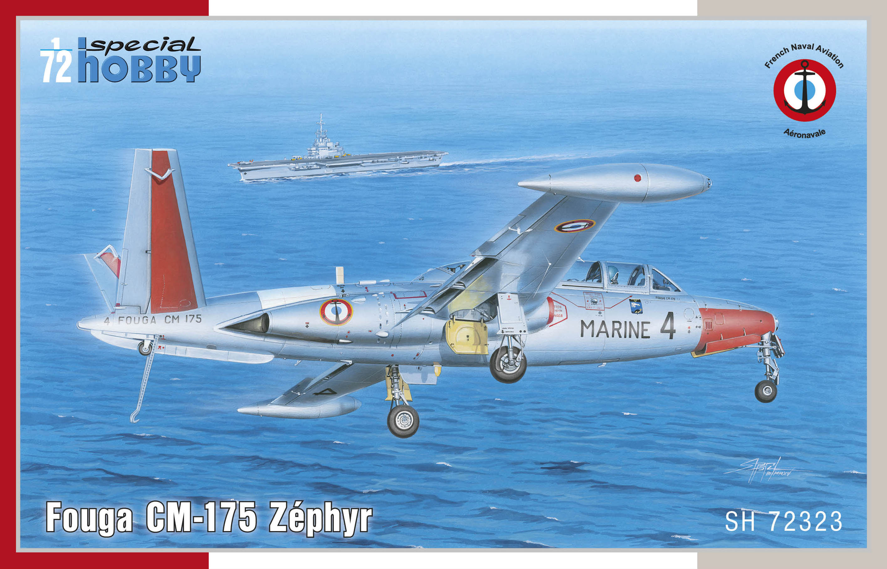 Model kit 1/72 Fouga CMK-175 Zéphyr (4x camo) (Special Hobby)
