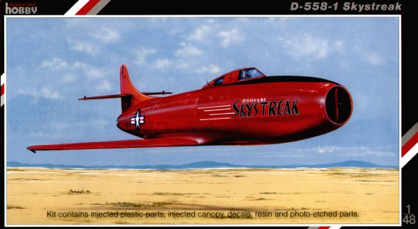 Model kit 1/48 D-558-1 Skystreak (Special Hobby)
