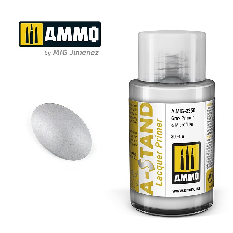 A-STAND Grey Primer & Microfiller (Ammo Mig) (30ml) 