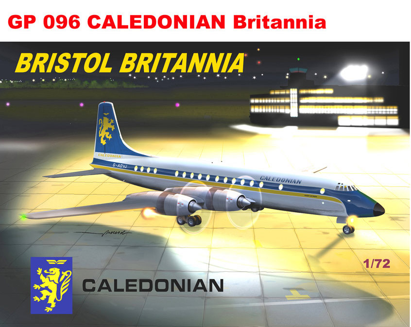 Model kit 1/72 Bristol Britannia Caledonian (Mach 2)