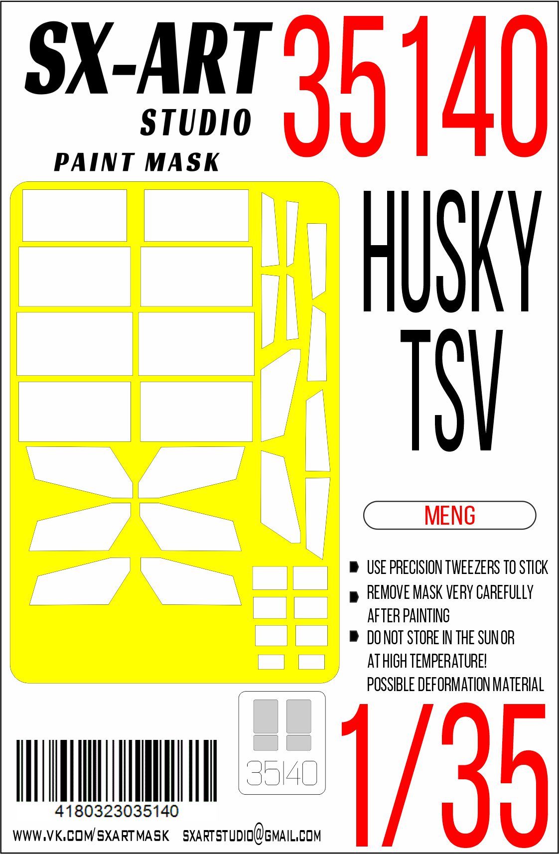 Paint Mask 1/35 Husky TSV (Meng)