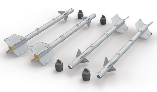 Additions (3D resin printing) 1/32 AIM-9B Sidewinder 