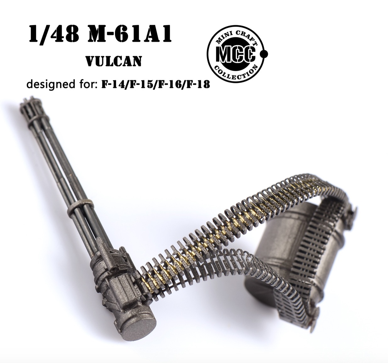 Additions (3D resin printing) 1/48 M61A1 Vulcan (MCC)