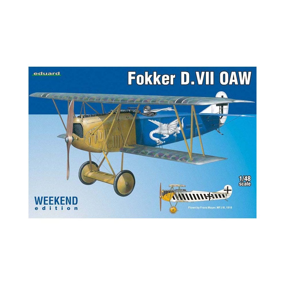 Model kit 1/48  Fokker D.VII OAW (Weekend Edition) (Eduard kits)