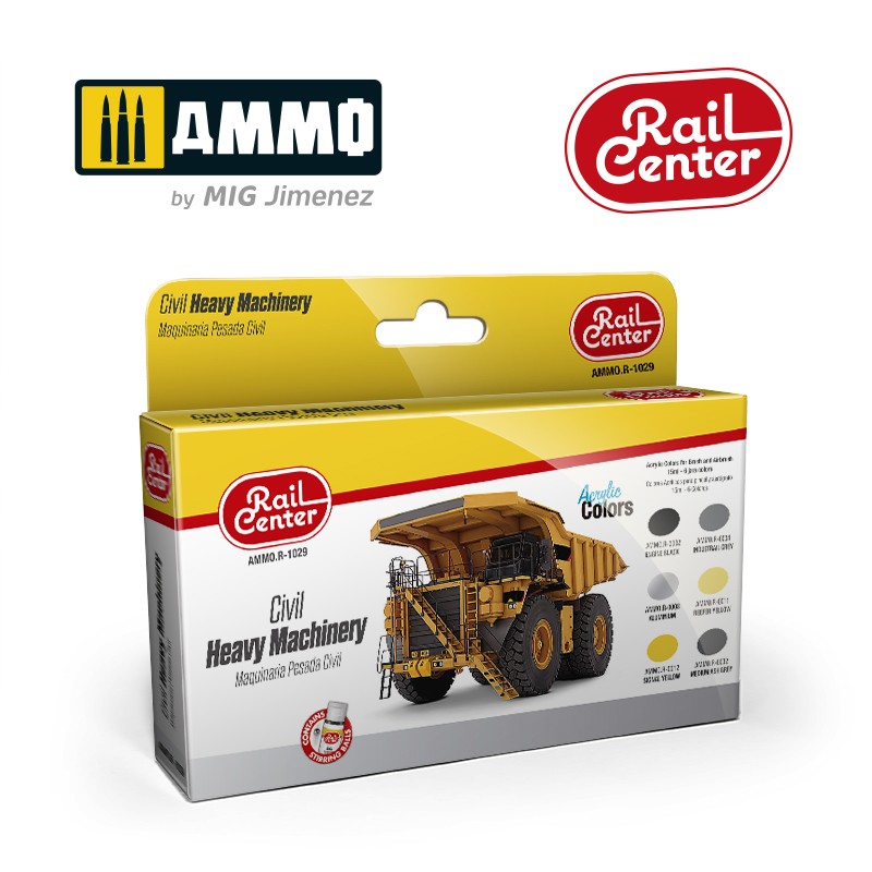 Rail Center - Civil Heavy Machinery (Ammo Mig)