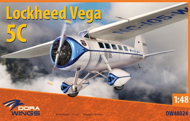 Model kit 1/48 Lockheed Vega 5C (Dora Wings)