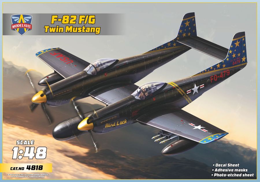 Model kit 1/72 North-American F-82F/G Twin Mustang (Modelsvit)