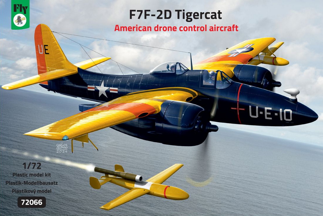 Model kit 1/72 Grumman F7F-2D Tigercat drone control (FLY)