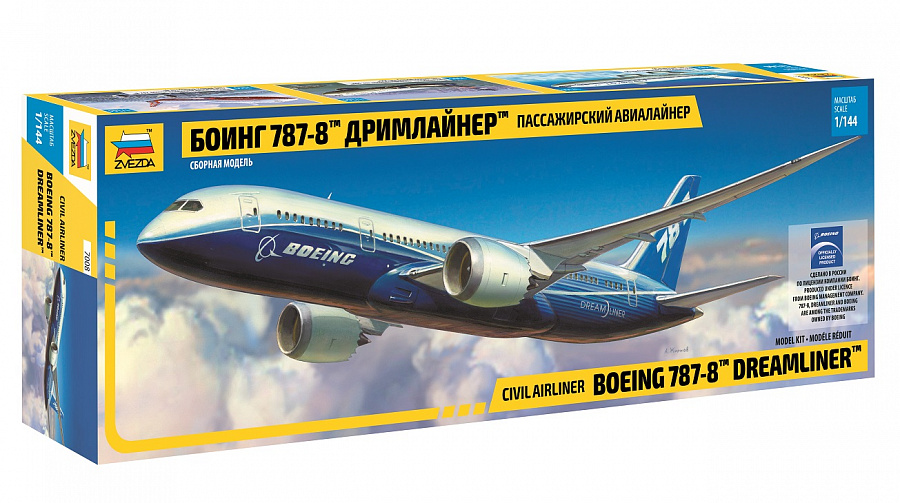 Model kit 1/144 Boeing 787-8 Dreamliner  (Zvezda)