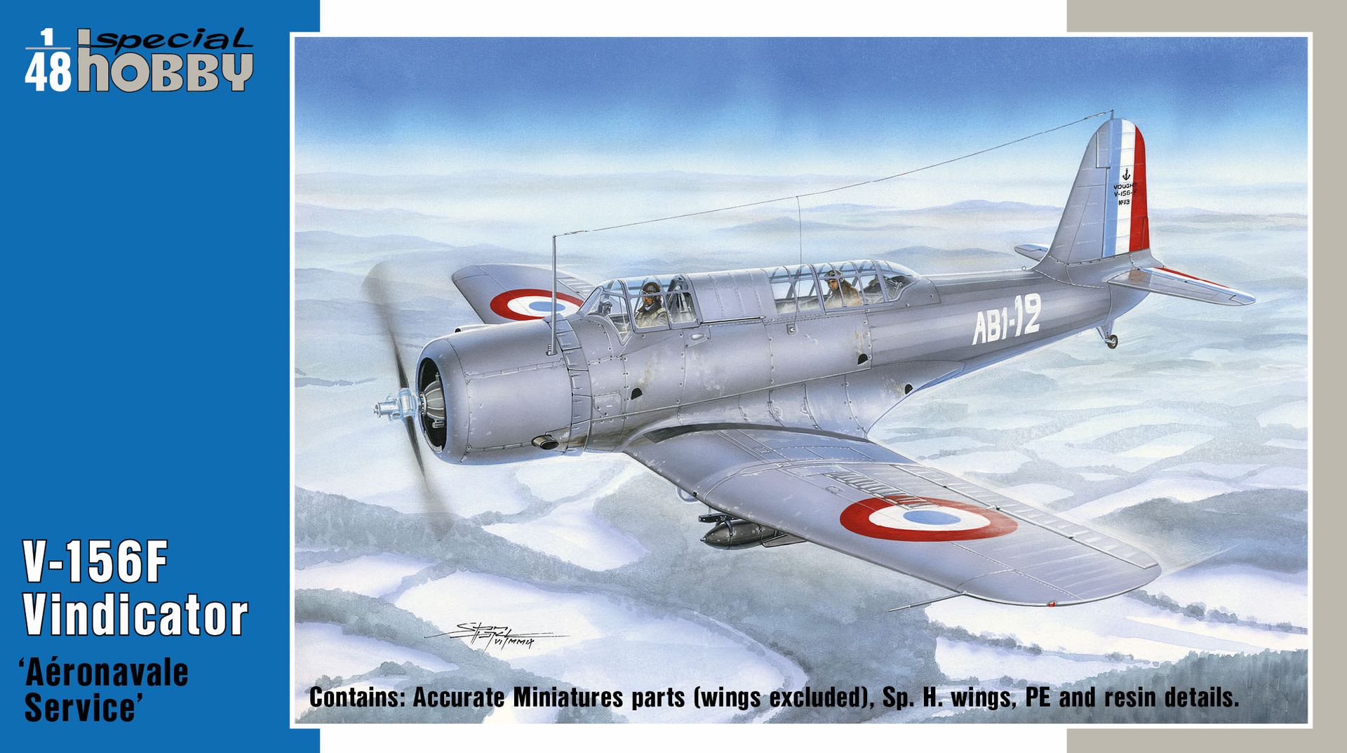 Model kit 1/48 V-156F Vindicator 'Aéronavale Service' (Special Hobby)