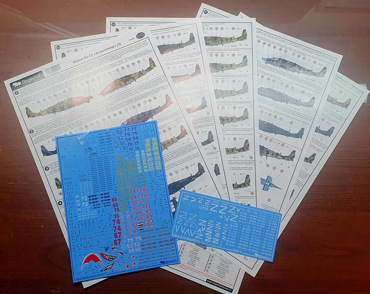 Decal 1/72 Kamov Ka-52 Alligator (Begemot)